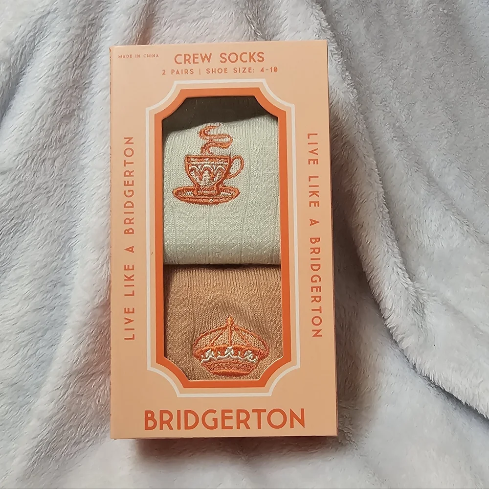 Bridgerton Super Soft Set Of Two Crew Socks